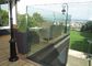 Terras Zwart Glas en van het het Traliewerkglas van de Staaltrap Traliewerksysteem voor Dekken