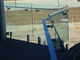 Van het de Sponglas van de balkonveranda het Traliewerkzilver met de Houders van het Tredetraliewerk